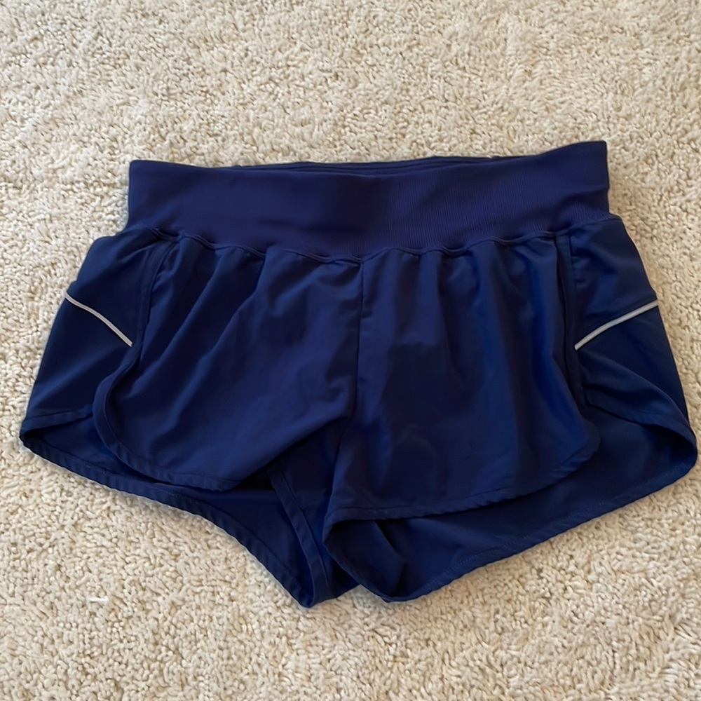 Navy Zella athletic shorts